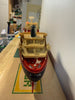 1966 Hess Voyager ship with The Box and display case. Original packing paper included. - Aj Collectibles & More