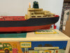 1966 Hess Voyager ship with The Box and display case. Original packing paper included. - Aj Collectibles & More
