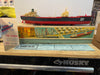 1966 Hess Voyager ship with The Box and display case. Original packing paper included. - Aj Collectibles & More
