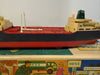 1966 Hess Voyager ship with The Box and display case. Original packing paper included. - Aj Collectibles & More