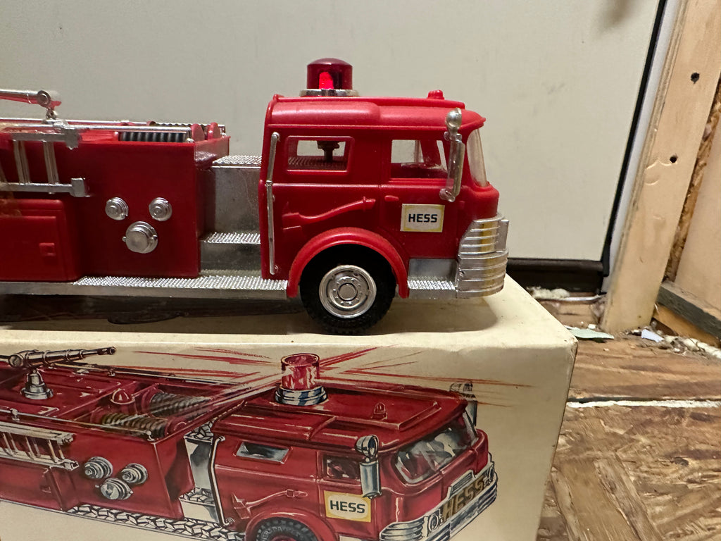 1970 Hess Fire Truck W Box and Red Tape Lot 12
