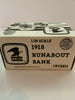 Ertl 9843UA 1:25 "U.S. Mail" 1918 Ford Runabout Die Cast Bank in Box with Key