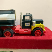 1967 Hess Tanker Trailer Truck "Red Velvet" Gas Oil Truck w/ Box USA “ fuel oils”