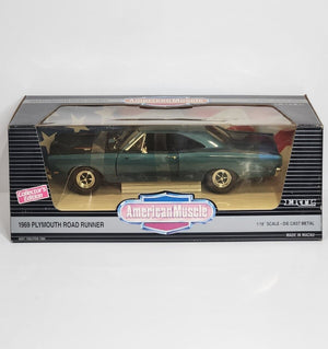 American Muscle 1969 Plymouth Hemi Road Runner 1:18 Ertl Collectors Edition Blue