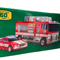 2024 Hess Fire Truck with Car and Motorcycle 60th Anniversary