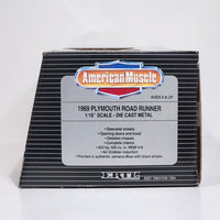 American Muscle 1969 Plymouth Hemi Road Runner 1:18 Ertl Collectors Edition Blue
