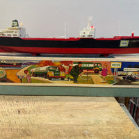 1966 Hess Voyager ship with the box Lot-9