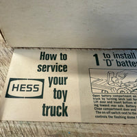 1971 Hess firetruck truck (seasons greetings) original