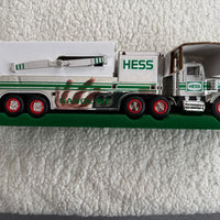 1995 Hess chrome Truck and Helicopter “Rare”