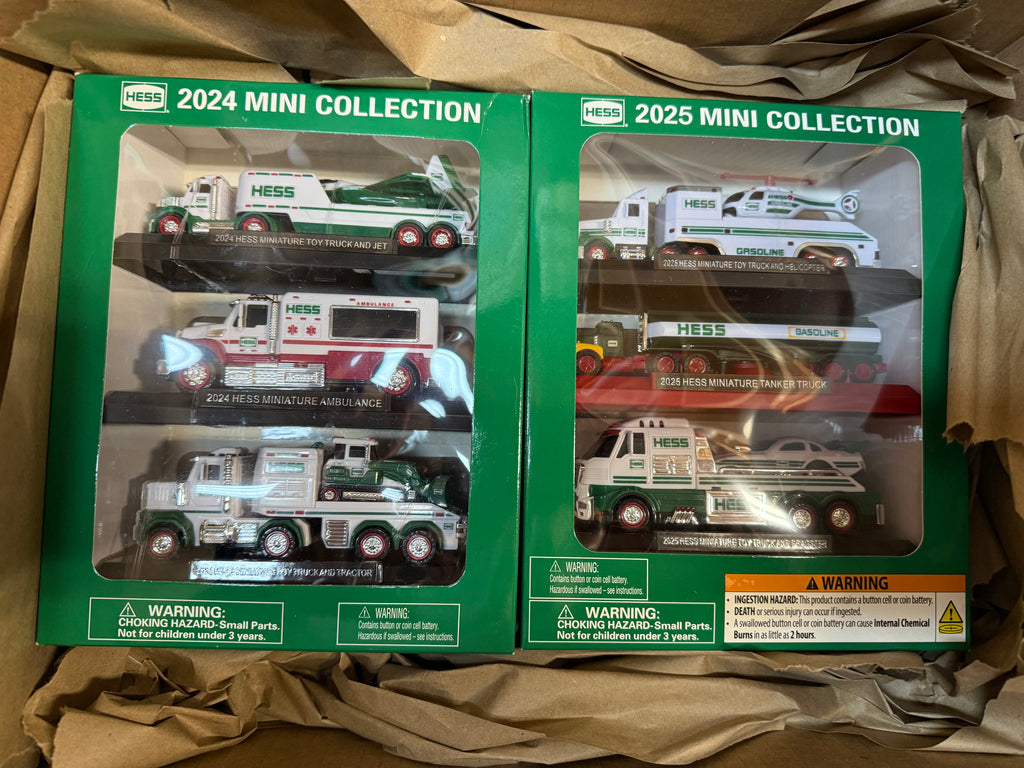 2024 & 2025 Hess miniature collection