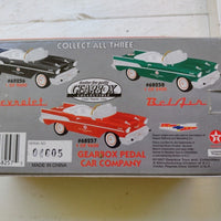 1957 Texaco Fire Chief Chevy Bel Air Die Cast Pedal Car *mint
