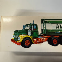 1969 Hess Amerada Tanker Tanker truck with the Box and inserts! “RARE”