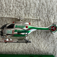 1995 Hess chrome Truck and Helicopter “Rare”