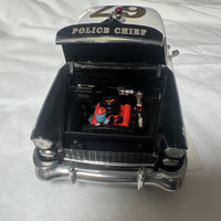 Franklin Mint 1955 Chevrolet Bel Air Police Chief Car 1/24 Diecast Replica