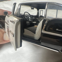 Franklin Mint 1955 Chevrolet Bel Air Police Chief Car 1/24 Diecast Replica