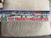 1995 Hess chrome Truck and Helicopter “Rare”