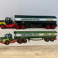 1969 Hess Amerada Tanker Tanker truck with the Box and inserts! “RARE”