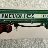 1969 Hess Amerada Tanker Tanker truck with the Box and inserts! “RARE”