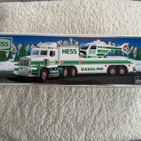 1995 Hess chrome Truck and Helicopter “Rare”