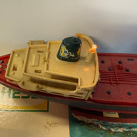 1966 Hess Voyager ship with The Box and display case. Original packing paper included.