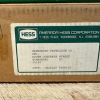 1993 Hess diesel, tanker wrapped in green paper in brown box from Hess Lot-7