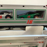 1997 “18” Joe Gibbs toy Truck and race cars