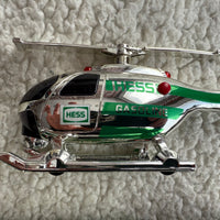 1995 Hess chrome Truck and Helicopter “Rare”