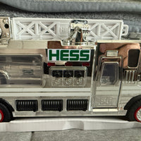 2024 Hess “Chrome” fire truck with car and motorcycle 60th anniversary “Very Rare”
