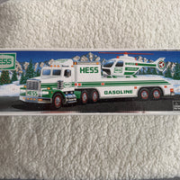 1995 Hess chrome Truck and Helicopter “Rare”