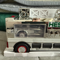 2024 Hess “Chrome” fire truck with car and motorcycle 60th anniversary “Very Rare”