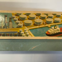 1966 Hess Voyager ship with The Box and display case. Original packing paper included.