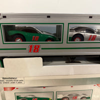 1997 “18” Joe Gibbs toy Truck and race cars