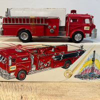 1970 Hess fire truck w the box “MINT” Lot-14