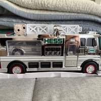 2024 Hess “Chrome” fire truck with car and motorcycle 60th anniversary “Very Rare”