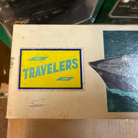 1965/1966 Travelers Voyager ship with working lights and box.