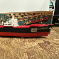 1966 Hess Voyager ship with Box & greeting card & Lights Work! - Aj Collectibles & More