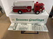 1970 Hess Fire Truck “Reproduction Season greeting” box Lot-1