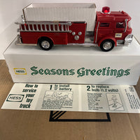 1970 Hess Fire Truck “ Seasons Greetings” Lot-1