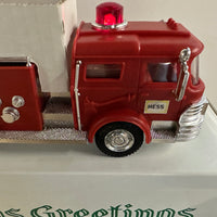 1970 Hess Fire Truck “ Seasons Greetings” Lot-1