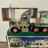 1995 Hess chrome Truck and Helicopter “Rare”