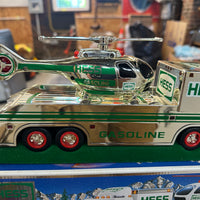 1995 Hess chrome Truck and Helicopter “Rare”