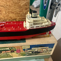 1966 Hess Voyager ship with Box & Lights Work!