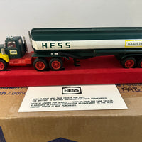 1967 Hess “ Red Velvet” Tanker truck W Clear Display Case