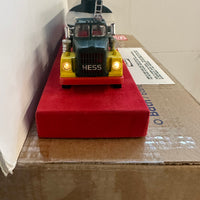 1967 Hess “ Red Velvet” Tanker truck W Clear Display Case