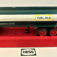 1967 Hess “ Red Velvet” Tanker truck W Clear Display Case