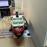 1966 Hess Voyager Ship with stand