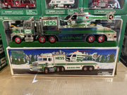 1995 Hess chrome Truck and Helicopter “Rare”