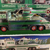 1995 Hess chrome Truck and Helicopter “Rare”