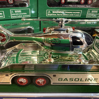 1995 Hess chrome Truck and Helicopter “Rare”