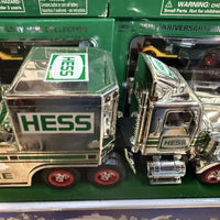 1995 Hess chrome Truck and Helicopter “Rare”